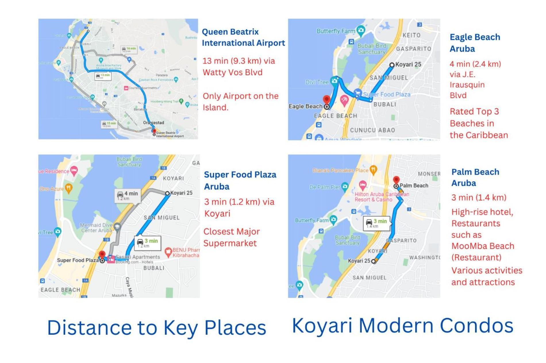 Koyari Modern Condos 9Br 7Ba Sleeps 26 W/ Pool And Roof Deck Palm Beach Zewnętrze zdjęcie